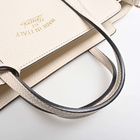 Gucci Leather Swing 2WAY Handbag 368827 Ivory Women's - Picture 5 of 10